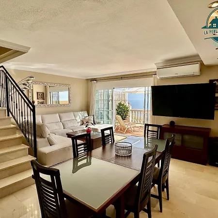 Seafront Townhouse With Stunning Mediterranean Views, Community Pool * Benalmádena