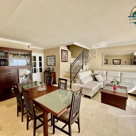 Ferienhaus Seafront Townhouse With Stunning Mediterranean Views, Community Pool Benalmádena