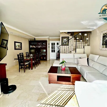 Ferienhaus Seafront Townhouse With Stunning Mediterranean Views, Community Pool