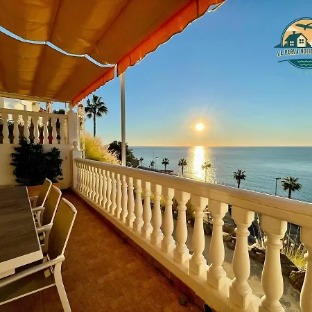 Seafront Townhouse With Stunning Mediterranean Views, Community Pool